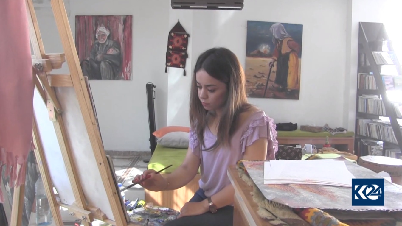 "آهين" ترسم آلام شعبها في كوباني